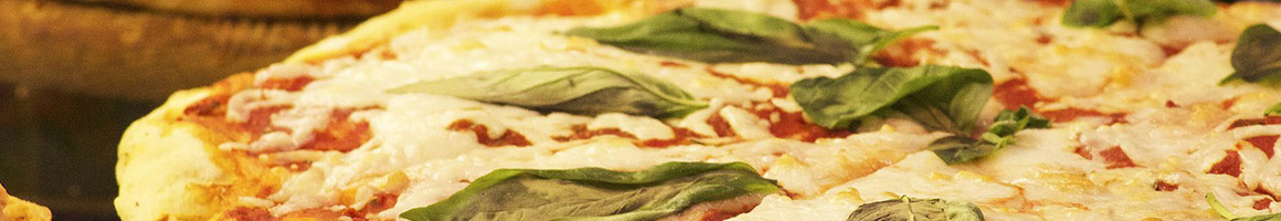 Eating Italian Pizza at Johnnie's Restaurant & Pizza restaurant in Bangor, PA.